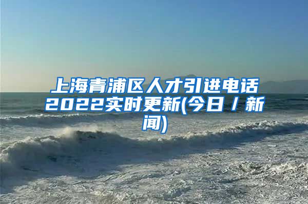 上海青浦区人才引进电话2022实时更新(今日／新闻)