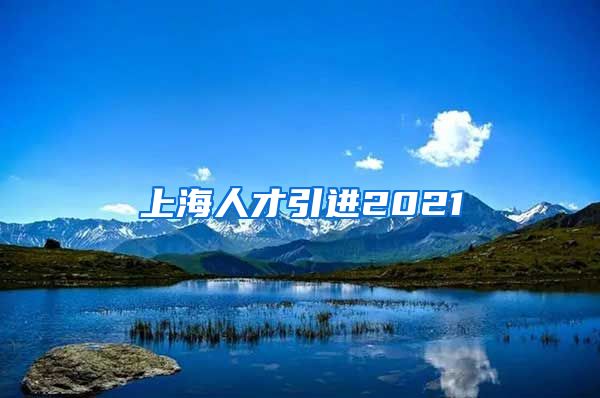 上海人才引进2021