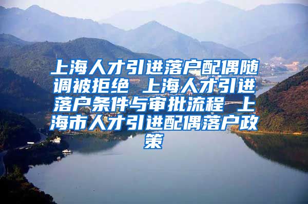 上海人才引进落户配偶随调被拒绝 上海人才引进落户条件与审批流程 上海市人才引进配偶落户政策