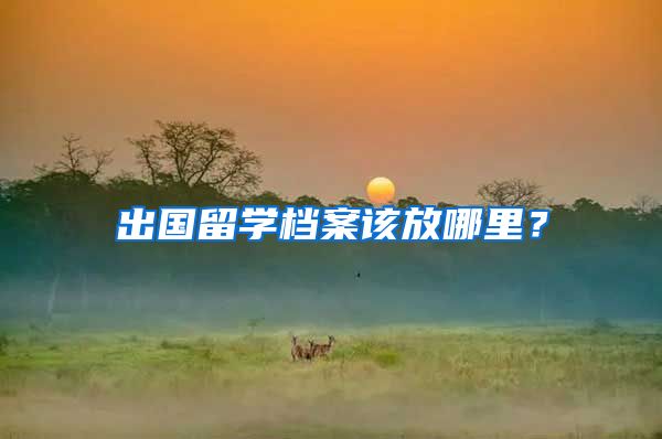出国留学档案该放哪里？