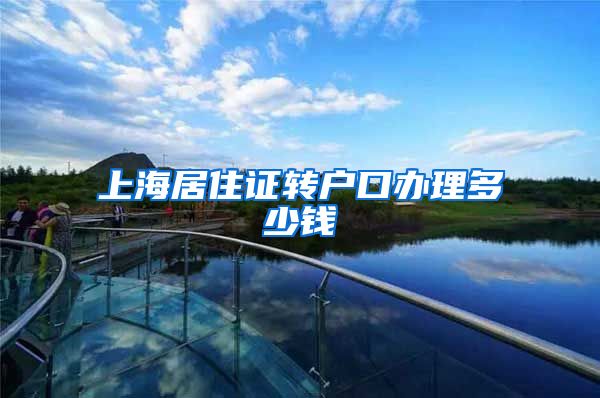 上海居住证转户口办理多少钱