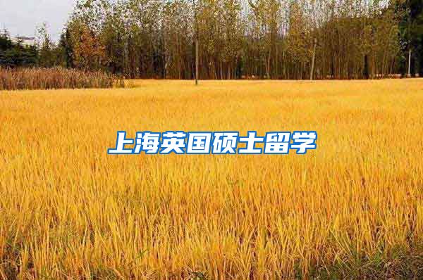 上海英国硕士留学