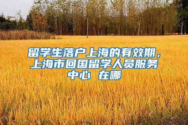 留学生落户上海的有效期，上海市回国留学人员服务中心 在哪