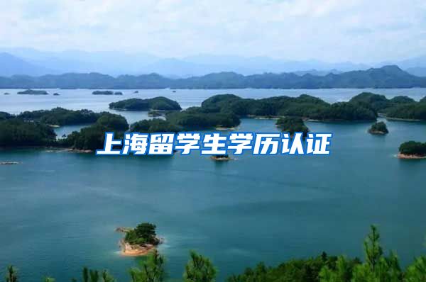 上海留学生学历认证