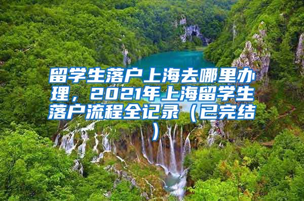 留学生落户上海去哪里办理，2021年上海留学生落户流程全记录（已完结）