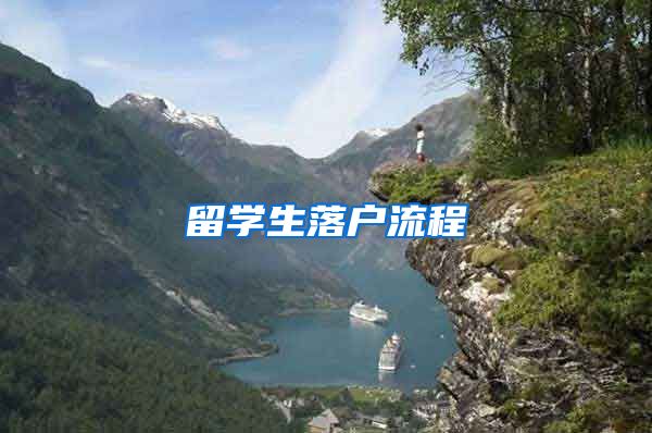 留学生落户流程