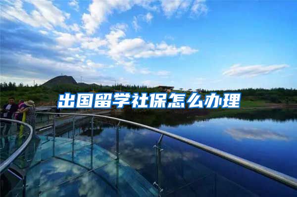 出国留学社保怎么办理