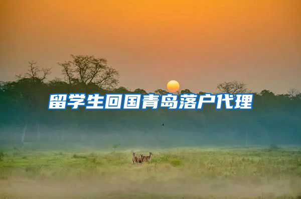 留学生回国青岛落户代理