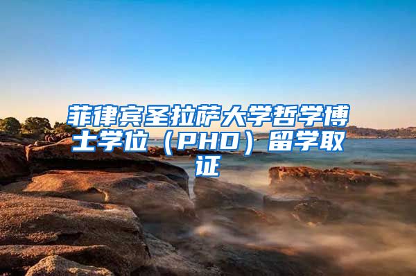 菲律宾圣拉萨大学哲学博士学位（PHD）留学取证