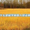 什么是留学回国人员证明