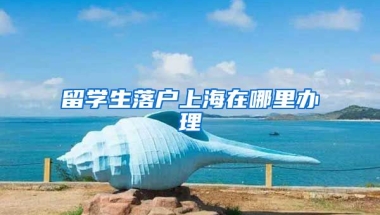留学生落户上海在哪里办理