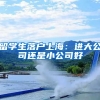 留学生落户上海：进大公司还是小公司好