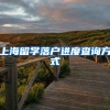 上海留学落户进度查询方式