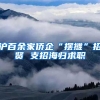 沪百余家侨企“摆摊”招贤 支招海归求职