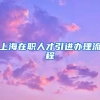 上海在职人才引进办理流程