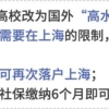 留学生上海落户政策？
