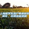 上海留学生落户申请材料简化、办理流程透明
