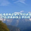 上海高新企业人才引进落户必须本科以上学历吗