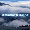 留学生海归有何压力？