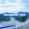 海归派的落户选择