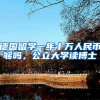 德国留学一年十万人民币够吗，公立大学读博士