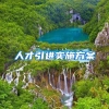 人才引进实施方案