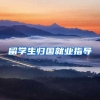 留学生归国就业指导