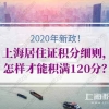 2021上海居住证积分细则,表彰奖励最高能积110分！